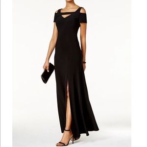 NWT Nightway Petite Cold-Shoulder Keyhole Gown 8P